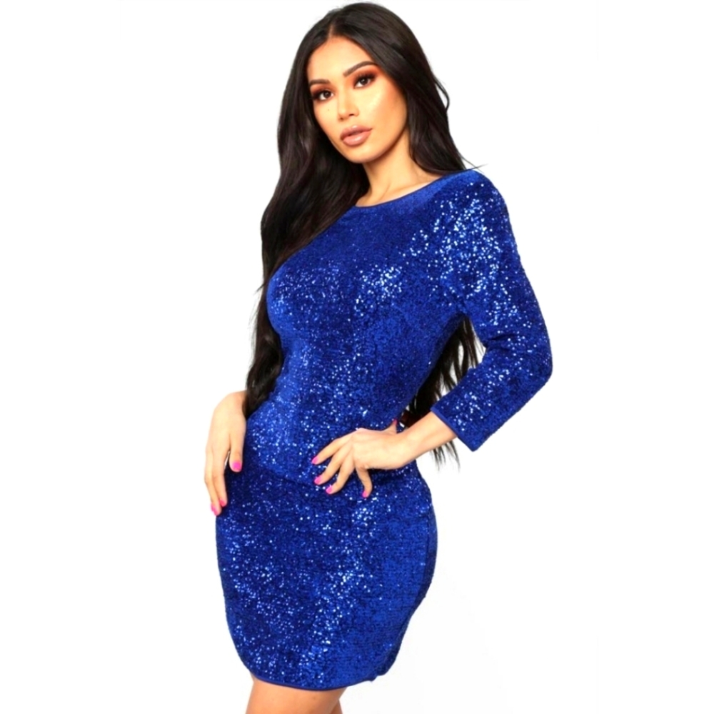 NWOT⚡Fashion Nova Sequined Dress